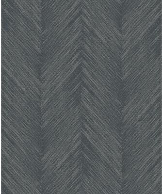 Seabrook Designs Otto Geometric Chevron Non-Woven Unpasted Wallpaper