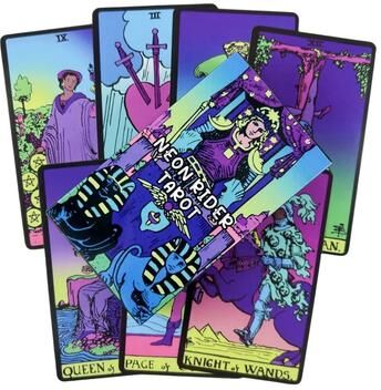 Uplifted Finds Pink Rider Waite Tarot Deck   Professional Beginner Divination Oracle Cards English Edition tt373