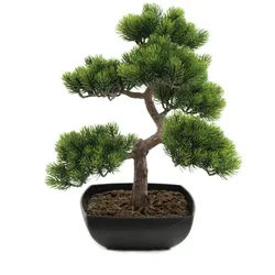 EUROPALMS Bonsai-Pinie, Kunstpflanze, 50cm