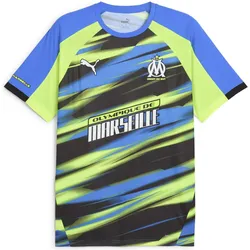 Puma, Herren, Sportshirt, Faster Trikot OM 2024/25 (M), Gelb, Blau