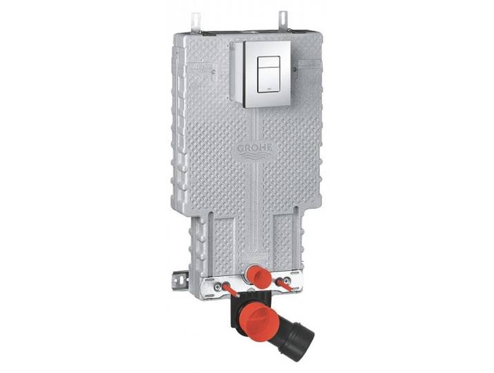 Grohe Uniset - Set d'installation murale\, avec bouton Skate Cosmopolitan\, chrome 38825000
