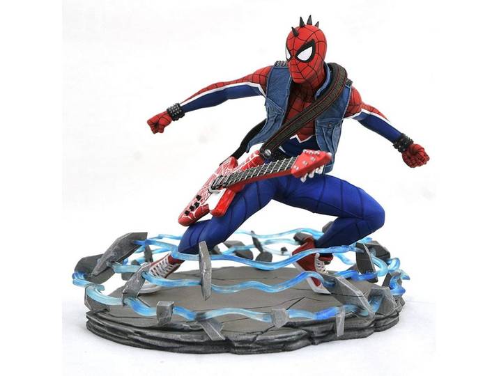 Diamond Select Toys Spielfigur Marvel Gallery PS4 Spider-Punk 20 cm PVC Diorama