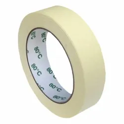 VEPATIM 9x Kreppband Kreppklebeband Montageband PLUS bis 80° C beige 25mm x 50m