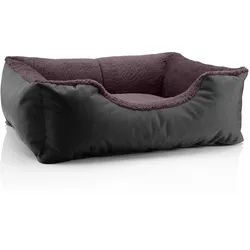 BedDog Hundebett TEDDY Hundesofa waschbares Hundebett mit Rand Hundekissen