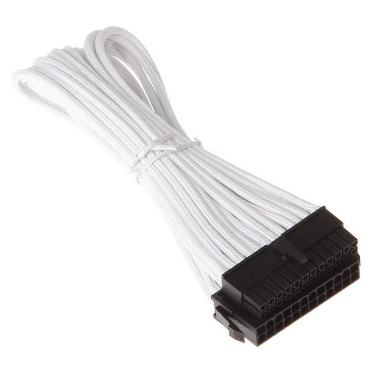 Silverstone ATX Extension 24-24Pin weiss (30 cm, 24 pin ATX) (SST-PP07-MBW)