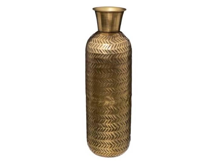 Atmosphera Vase Night, Metall, goldfarben, Höhe 45 cm