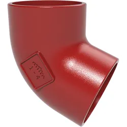 SML-Bogen DN 100, 68 Grad