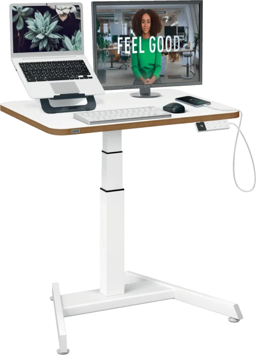 LEITZ Ergo elektrisch 80 x 60 cm, weiß