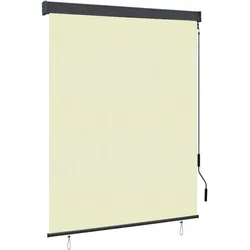 vidaXL Außenrollo 140x250 cm Creme