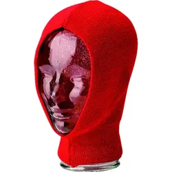 Strickhaube SUPER-G leuchtrot - rot