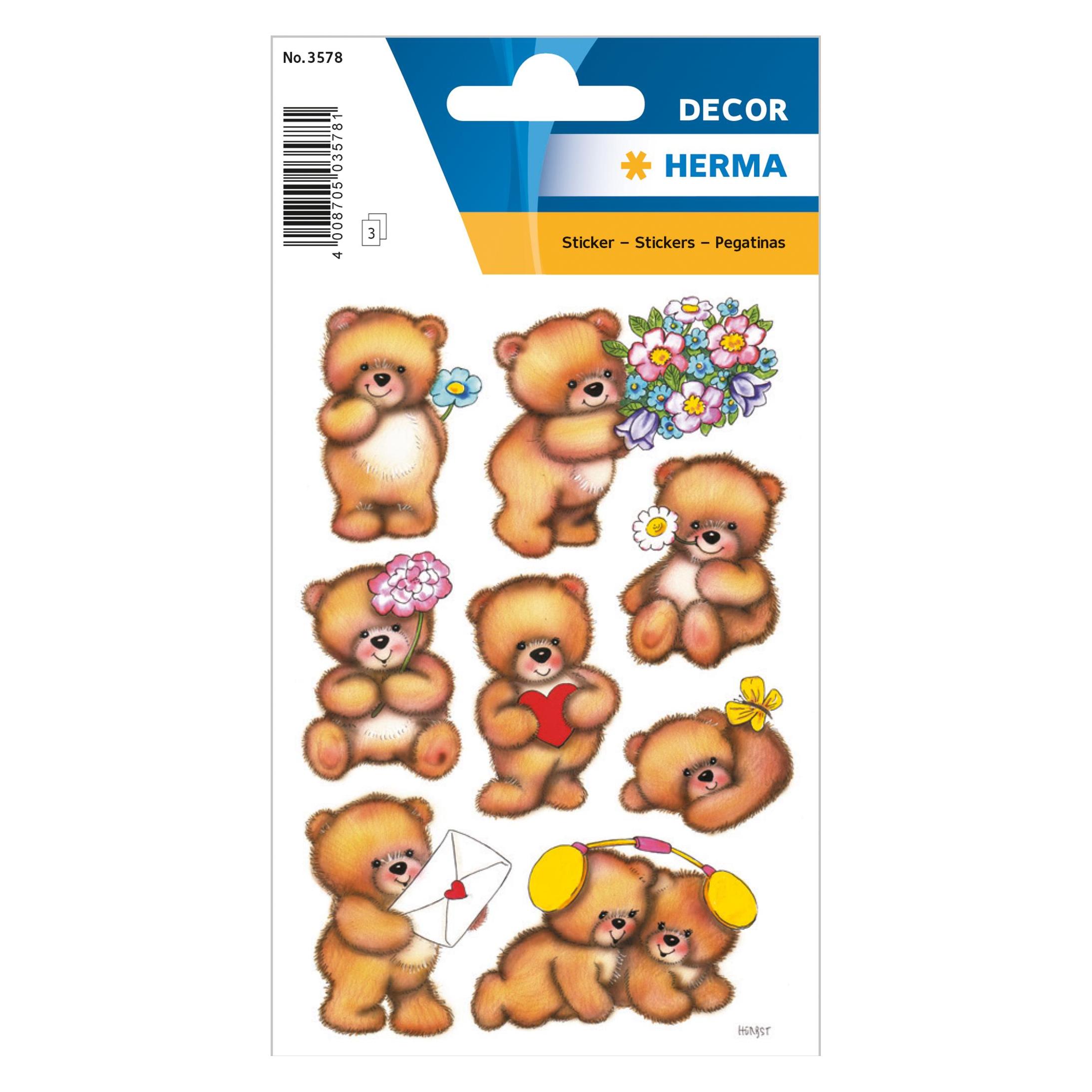 Herma Sticker Bär (24 Sticker) (3578)
