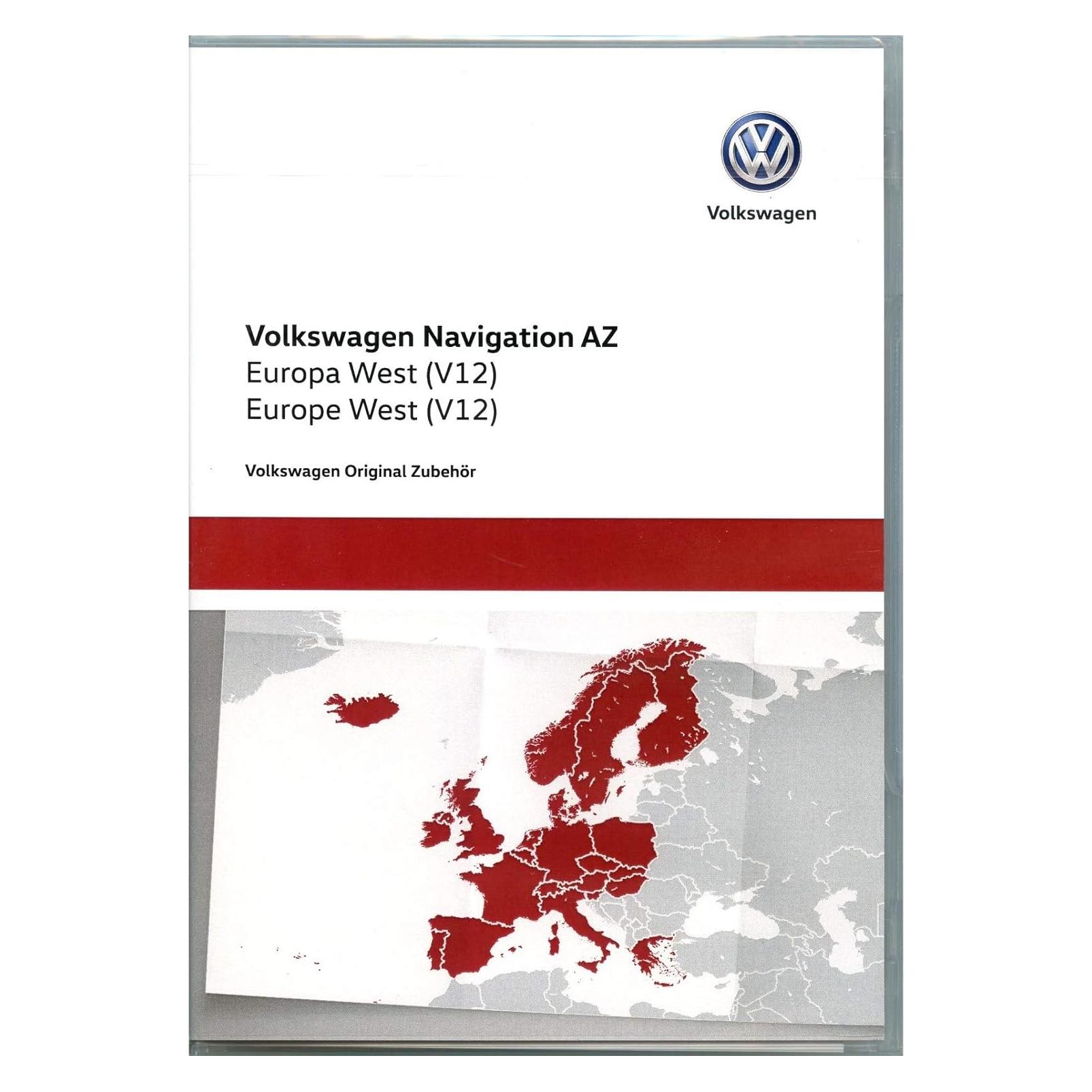 Volkswagen Originale SD-Karte für RNS315 Navigation V12 Europa, nur Plattform AZ (3AA051866BE)