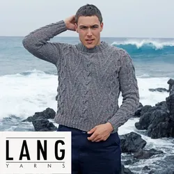 Strickanleitung – Pullover "Valentin" aus Lang Yarns Donegal Tweed+