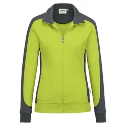 Damen Sweatjacke "CONTRAST PERFORMANCE" 277 - 6XL - kiwi