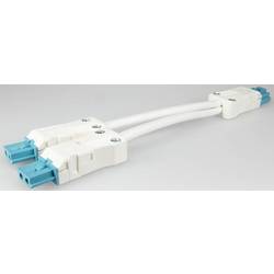 Adels-Contact 14992152 Steckverbinder Netz-Stecker - Netz-Buchse Gesamtpolzahl: 2 Weiß 200 St. Piece