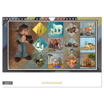 Fotograf auf Pirsch - ein Kinderkalender (Wandkalender 2027 DIN A4 quer), CALVENDO Monatskalender