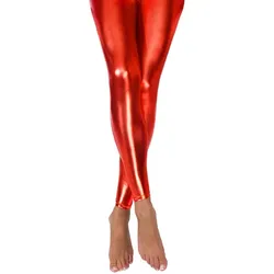 Lack-Leggings, rot
