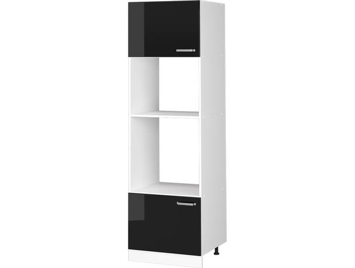 Armoire micro-ondes Vicco R-Line Noir Haute brillance 60cm\, Model 41050