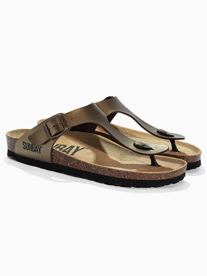 Sunbay Zehentrenner "Camelia" in Gold - 36