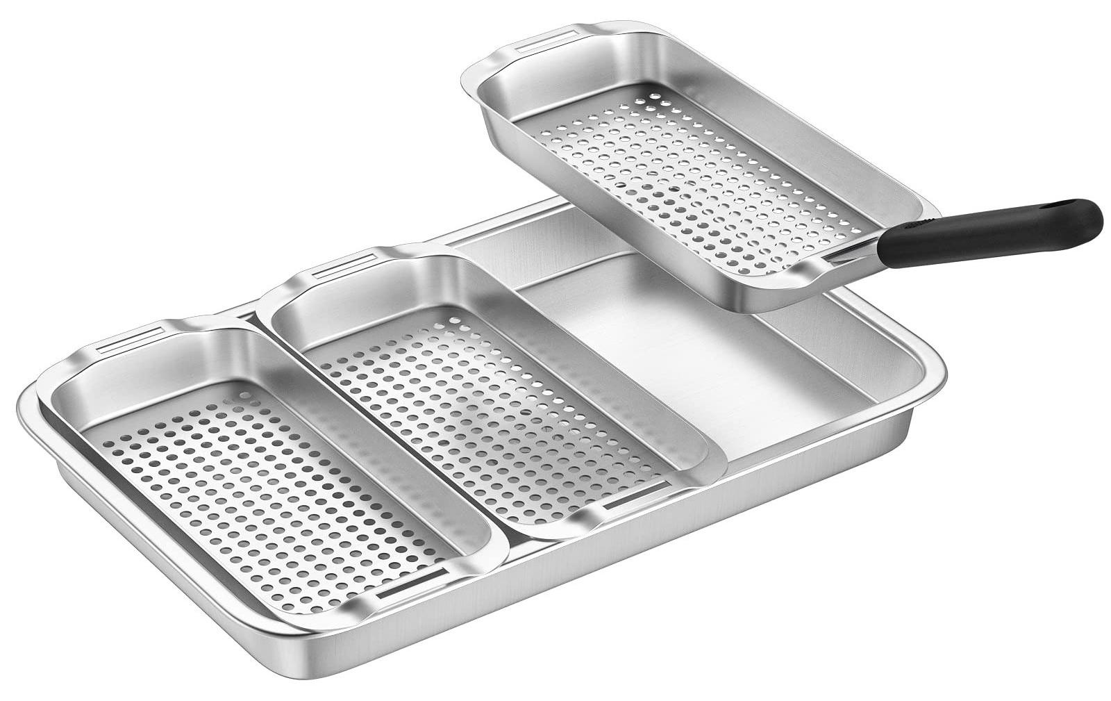 Merkloze Grillmandset - Accessoires voor de grill