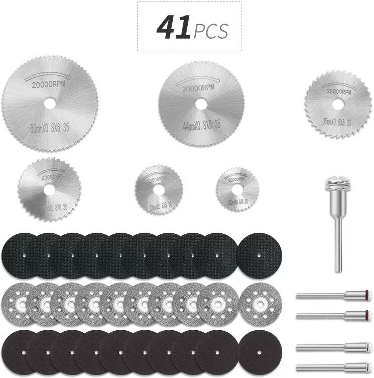 INF 41-teiliges Sägeblatt-Set (110 g) für Holz- und Metallbearbeitung