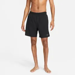 NIKE Challenger Dri-FIT 7" 2in1 Laufshorts Herren 010 - black/black/black/reflective silv XL