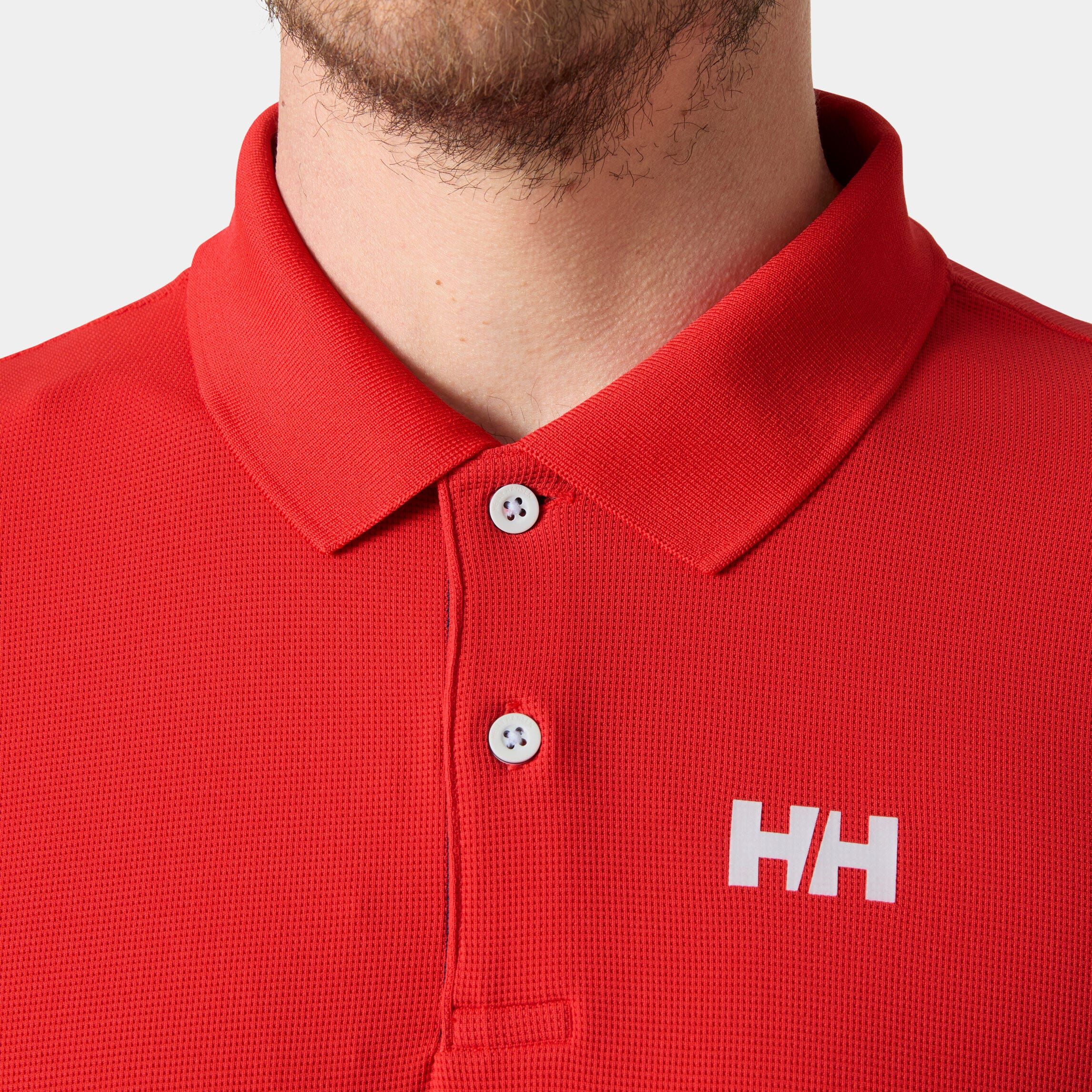 Helly Hansen Men's Ocean Polo 2.0 - Orange/Purple - L