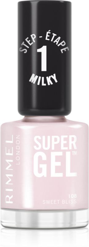 Rimmel Super Gel gel nail polish without UV/LED sealing shade 108 Sweet Bliss 12 ml