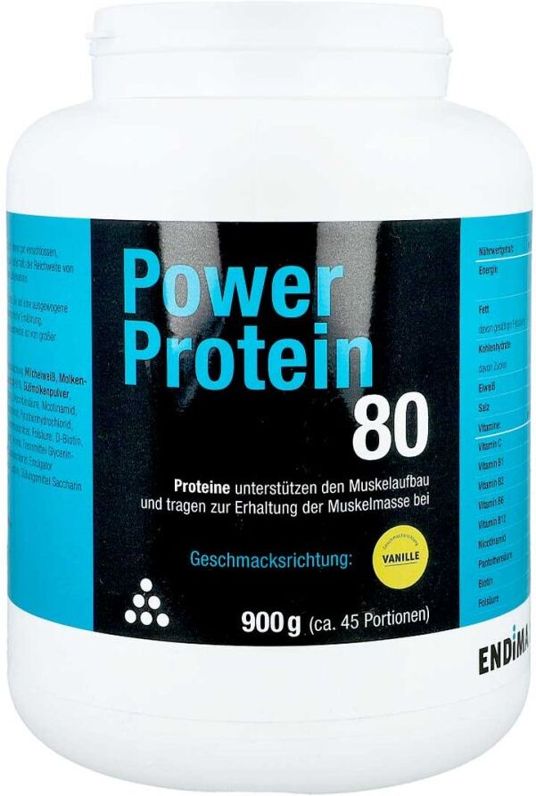 Power Protein 80 Vanille Pulver 900g