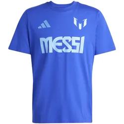 Adidas, Herren, Sportshirt, Messi N&N G T - selubl (XL), Blau, XL