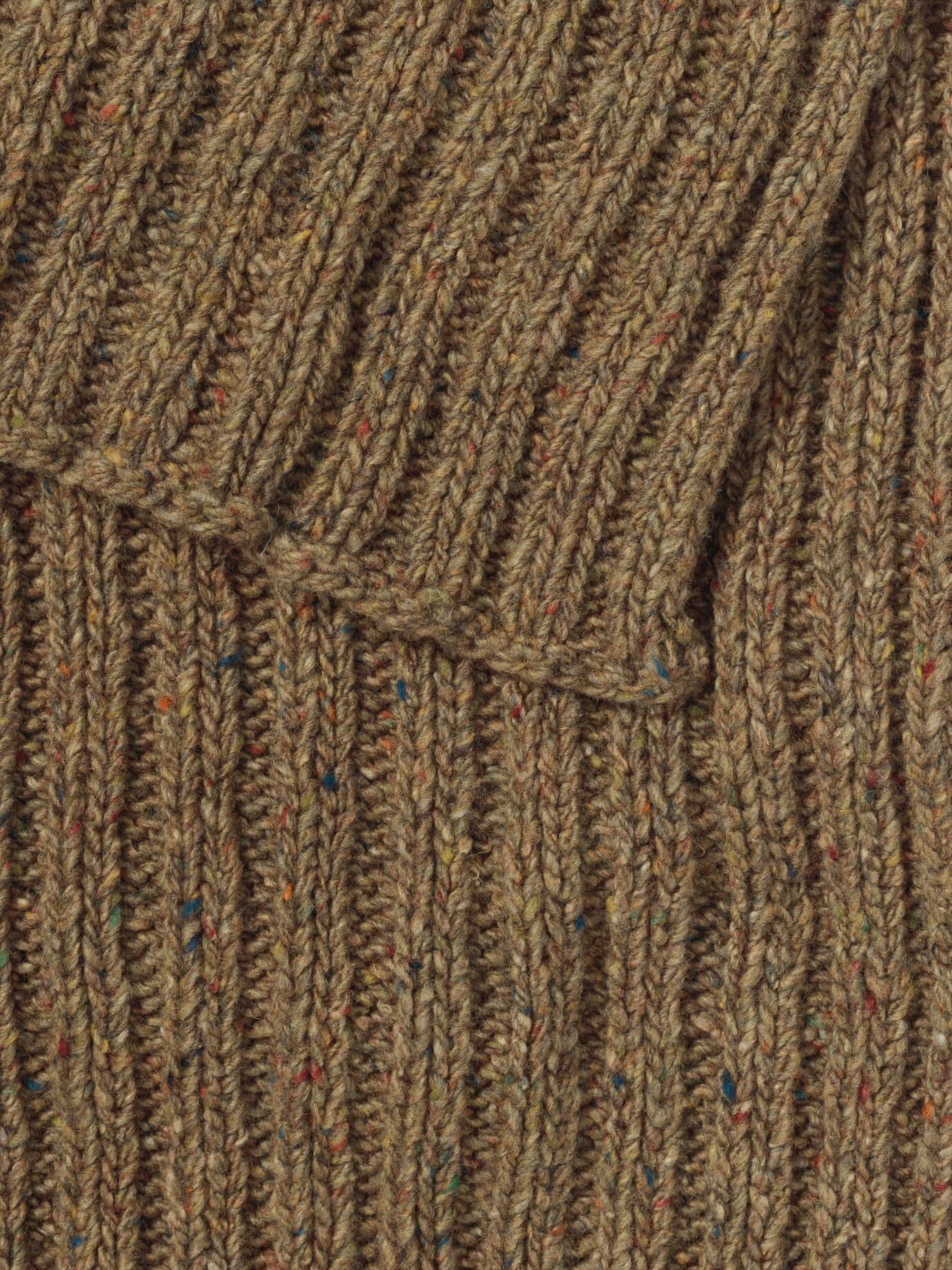 Walbusch Tweed Wollschal, , Farbe Braun, 01, angenehm wärmend italienische Garne Herren