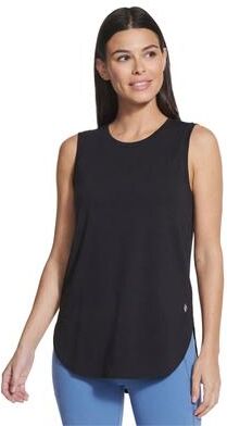 Skechers Women's GoDri Swift Tunic Tank Top (Size Small) Black, Polyester,Spandex