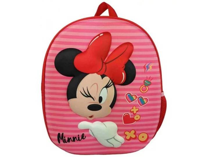 3D schooltas Minnie Mouse 30x34x11 cm