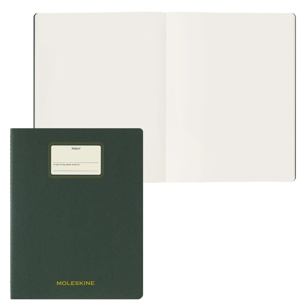 MOLESKINE Student Cahier XXL Notizbuch DIN A4 blanko, Anzahl der Seiten: 120 CHSTU73K15
