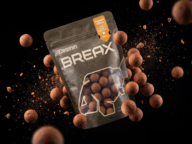 Bouillettes Delphin BreaX / PassionKRILL Krill-mangue-grenadille/16mm/300g Krill-mangue-grenadille/16mm/300g