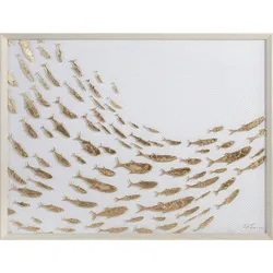 die Faktorei »Golden Fish« Wandbild 124x94 cm