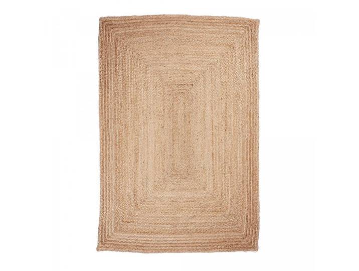 Tapis en jute tissé main idéal comme tapis chambre, beige 120x170