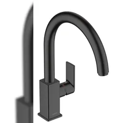 Hans Grohe Hansgrohe Vernis Shape M35 Armatur Einhebel-Küchenmischer 210, 1jet Mattschwarz