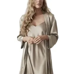 Damella 94001 Robe Nougat Seide X-Small Damen