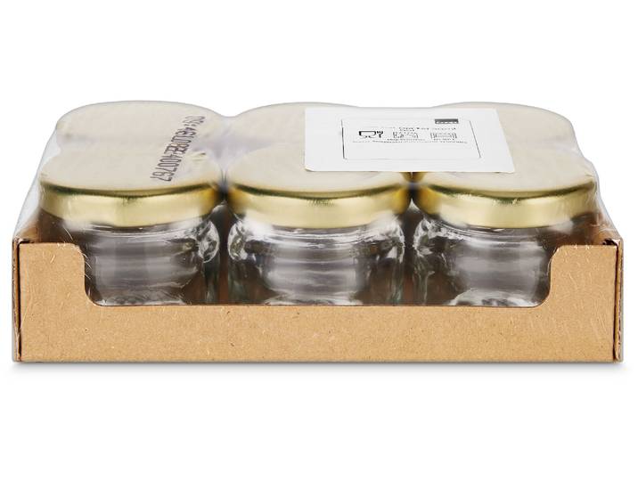 Coop Gläser mit Deckel 30ml 6 Stück