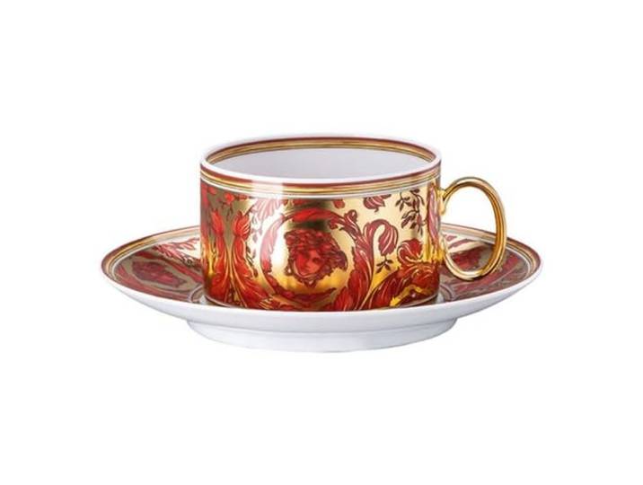Versace [BR] Medusa Garland Red Teetasse 2-TLG.