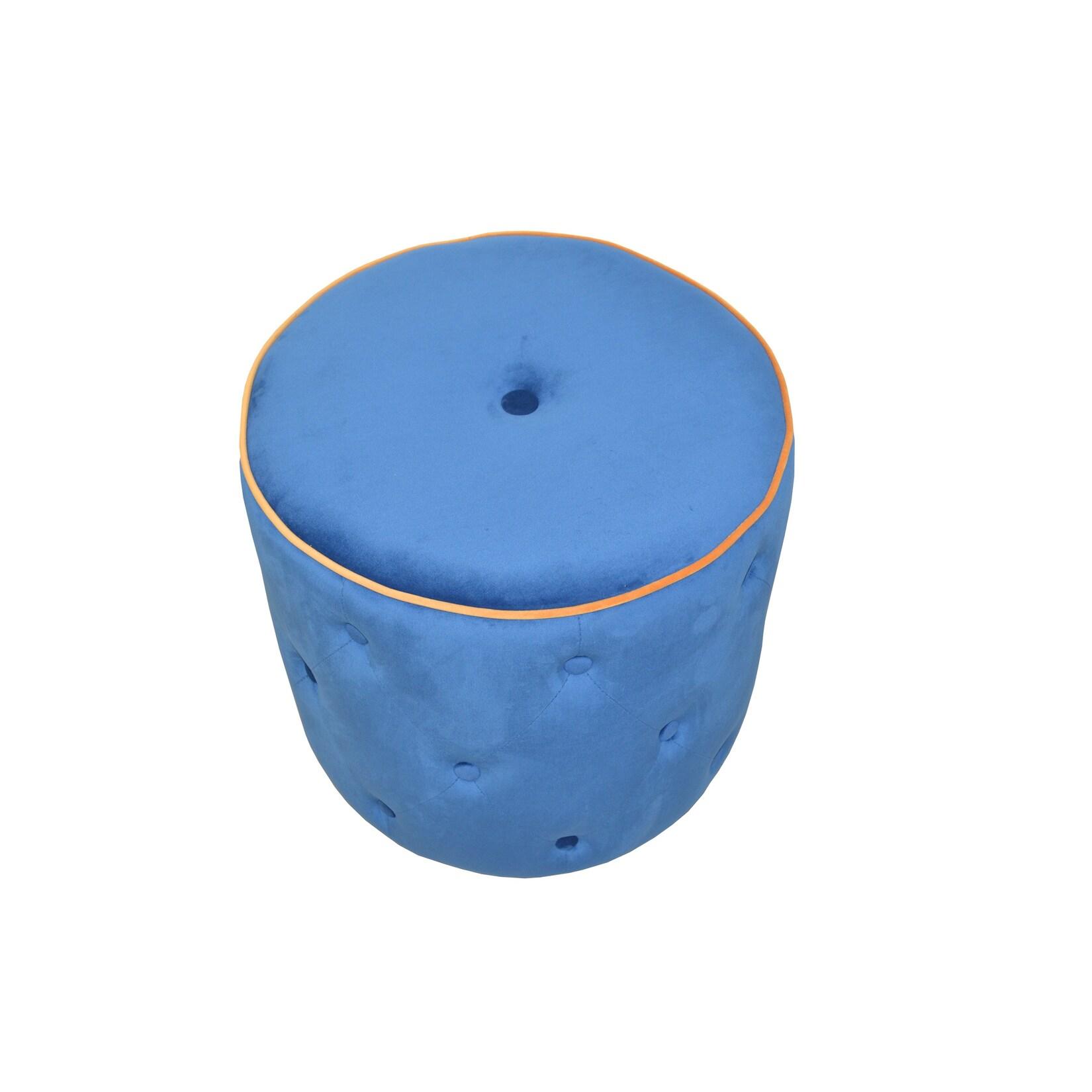 möbel direkt online Sitzpouf Madagaskar blau