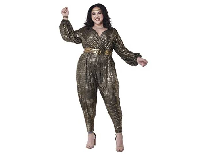California Costumes, Gold Disco Queen Dames XXL
