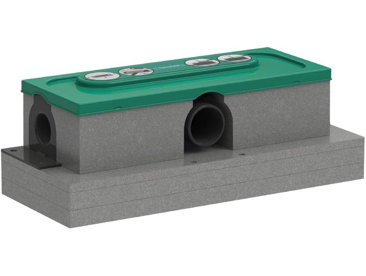 Hansgrohe uBox universal - Inbouwlichaam voor rechte afvoeren voor standaard installatie 01001180