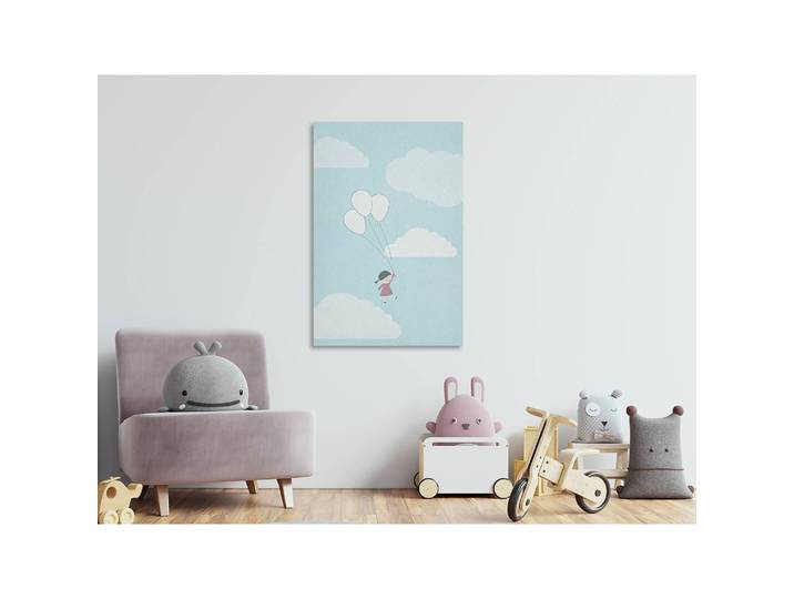Tableau déco Dream Adventure Lin Bleu 40 x 60cm