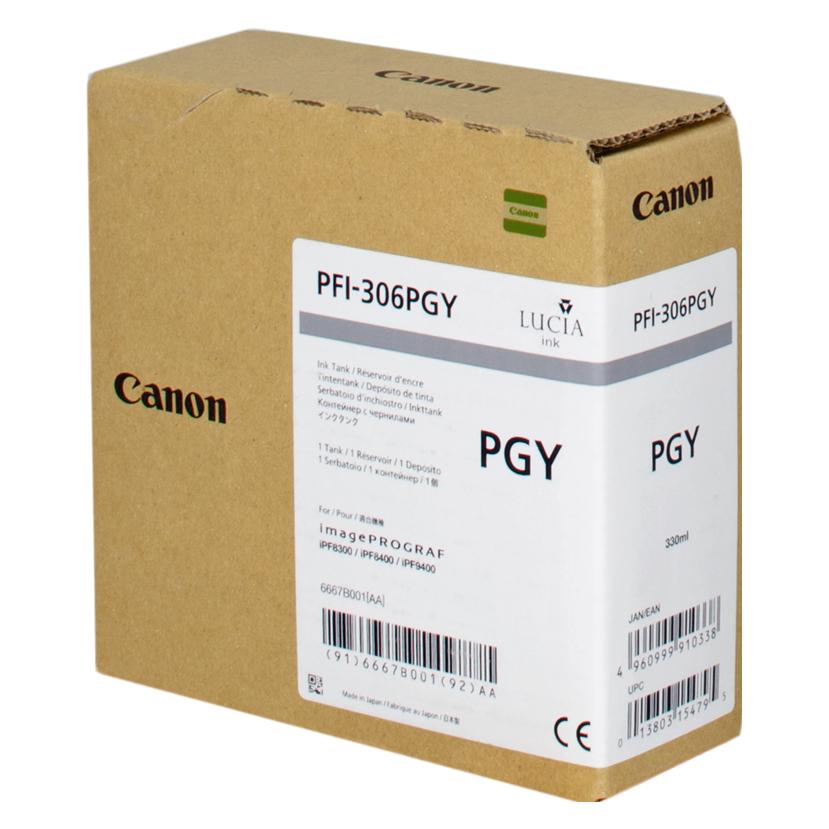 Canon Tinte Large Format photo grey Orig.Nr. PFI-306PGY (GY, LBK) (PFI306PGY)