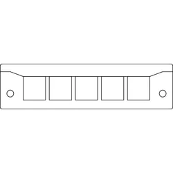 Icotek Kabeleinführungsleiste KEL-Quick-E5 sw
