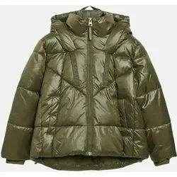 Steppjacke mit Stehkragen Grün 42