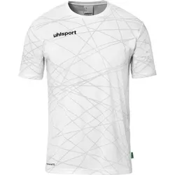 UHLSPORT Trainings-T-Shirt Prediction, Größe XXL in Weiß Weiß