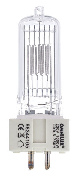 Omnilux 230V/1000W GX-9,5 750h 3000K 3000 K